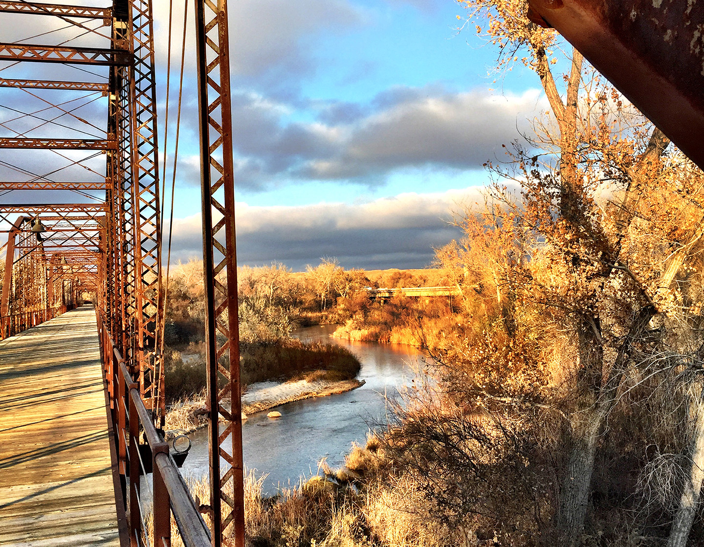 Canadian River Walking Bridge - Credit Laurie Ezzell